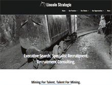 Tablet Screenshot of lincolnstrategic.com